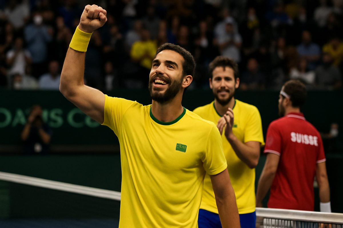 Brasil bate Suíça e avança na Copa Davis