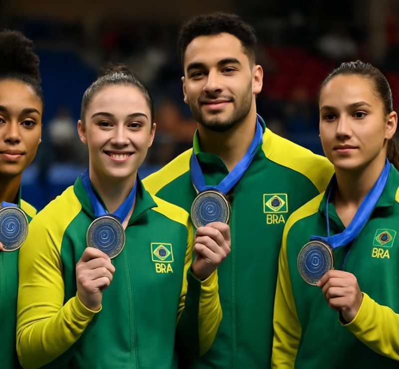 Brasil conquista cinco medalhas na Copa do Mundo de Ginástica