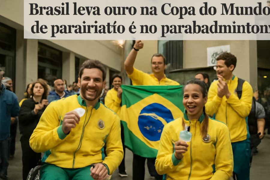 Brasil brilha e conquista ouro na Copa do Mundo de paratriatlo e parabadminton