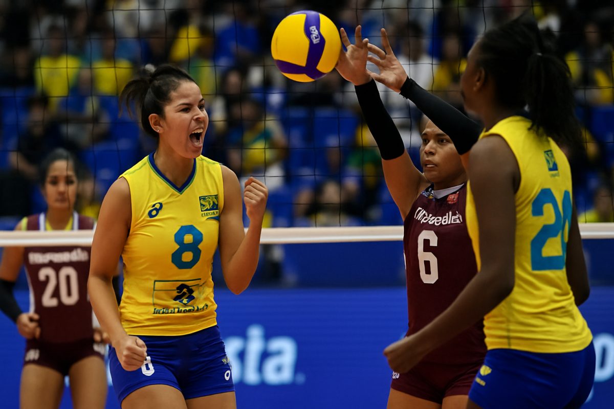 Brasil vence Venezuela na estreia do Sul-Americano de vôlei