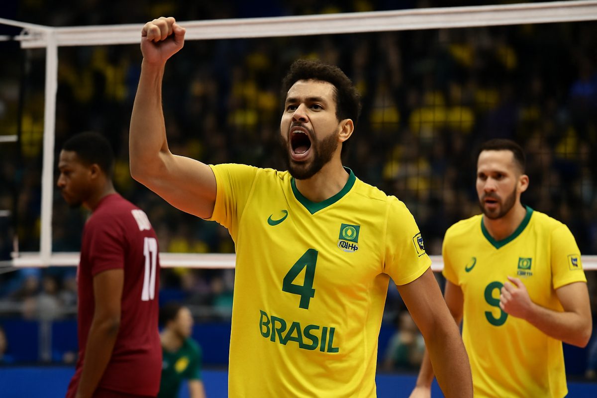 Brasil vence Venezuela e está no mundial de vôlei masculino