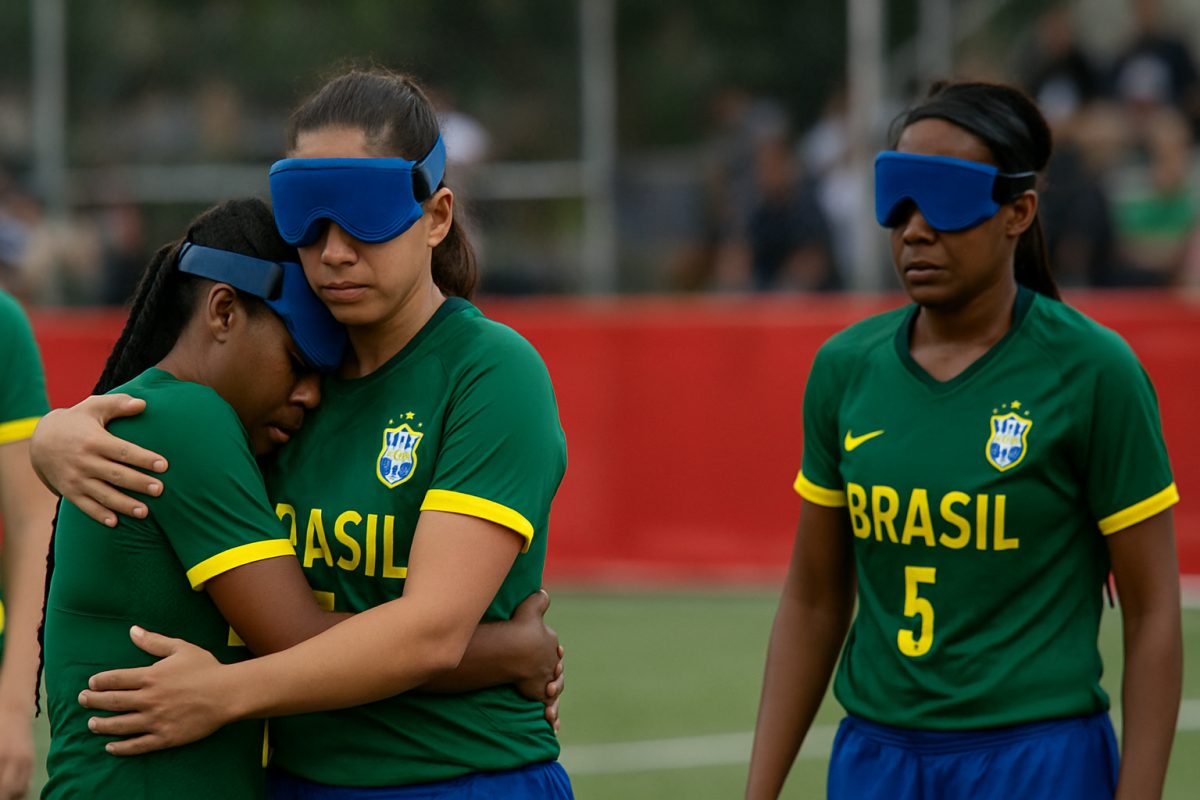 Brasil é vice na Copa América de futebol de cegas Feminino