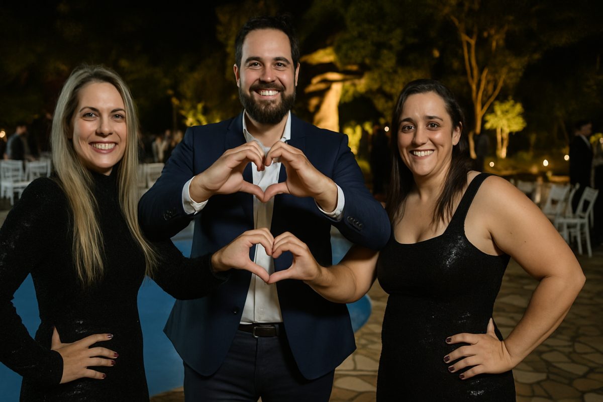 Casamento coletivo surpresa reúne 24 trisais em cerimônia simbólica: 'Nenhuma família precisa ser igual para ser família'