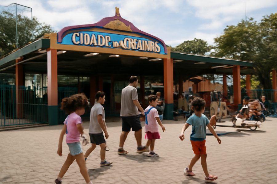 Cidade da Criança: diversão gratuita para o feriado da Independência