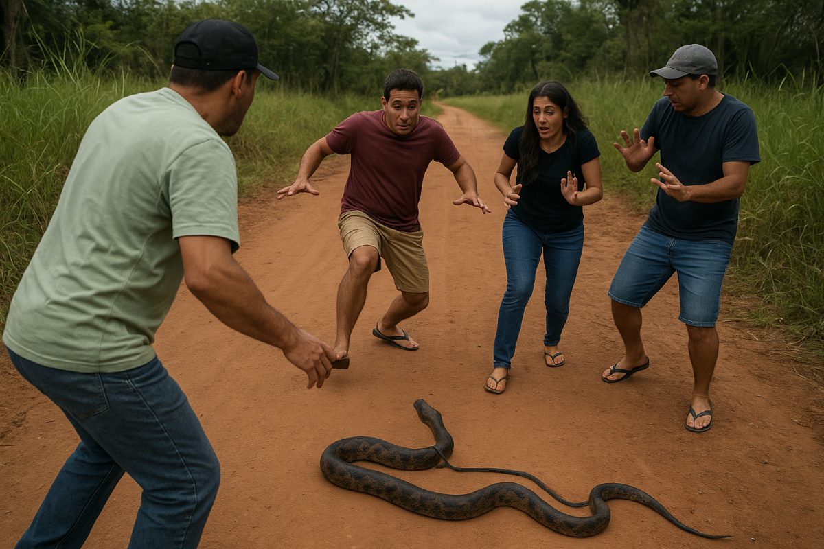 Cobra Contida em Embarcação: vídeo alerta para manejo seguro