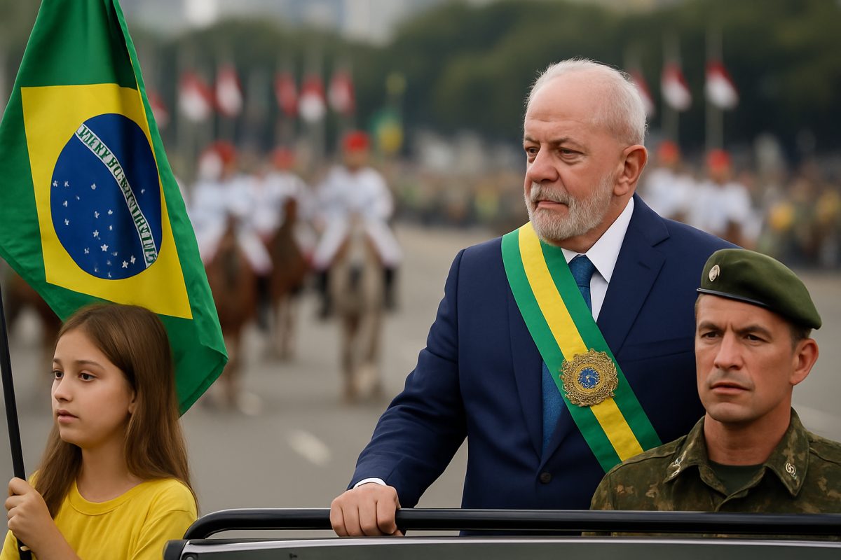 Começa o desfile cívico-militar do Dia da Independência em Brasília