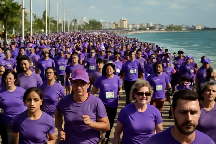 Corrida Lilás em Macaé atrai 2 mil participantes pela conscientização
