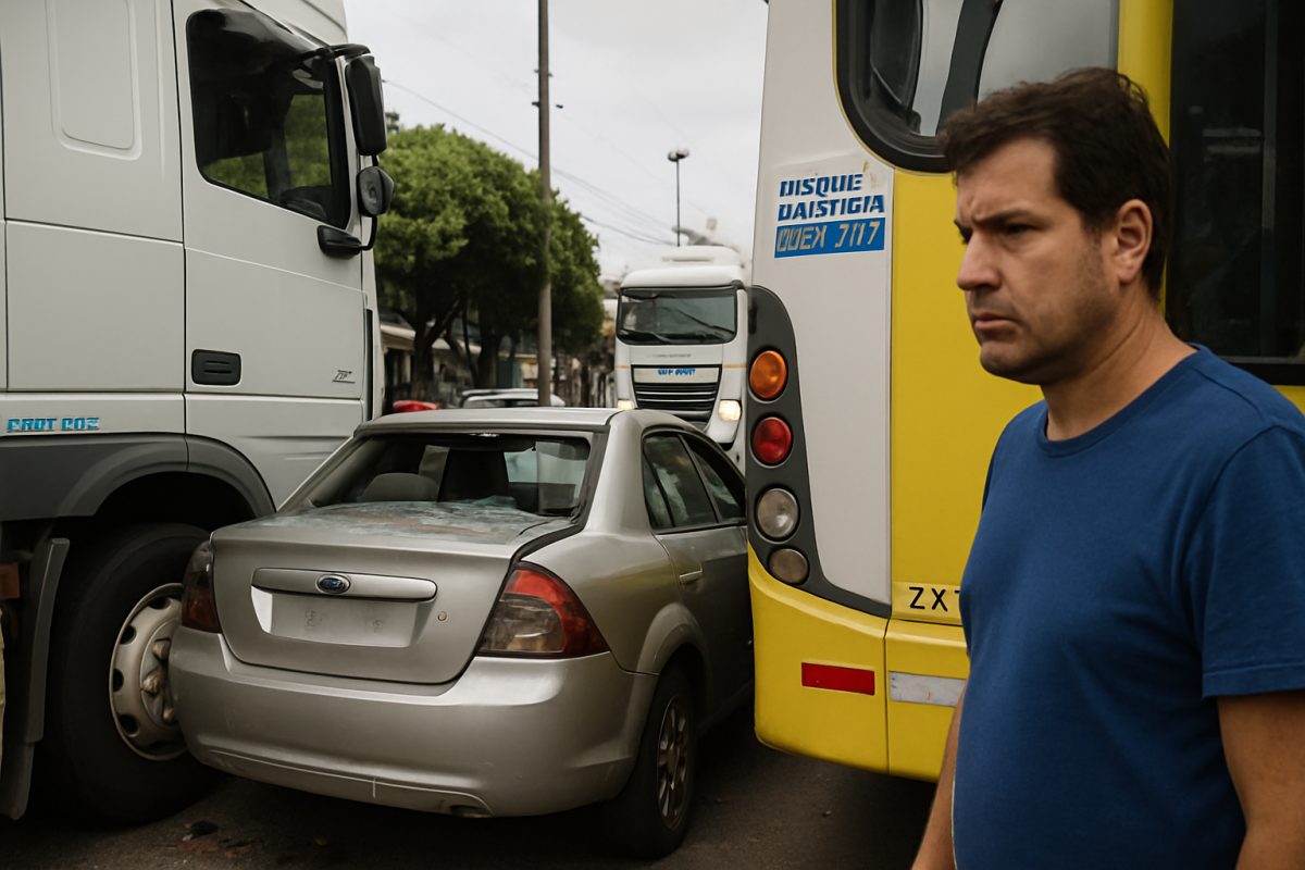 Dois acidentes envolvendo ônibus são registrados no Norte Fluminense
