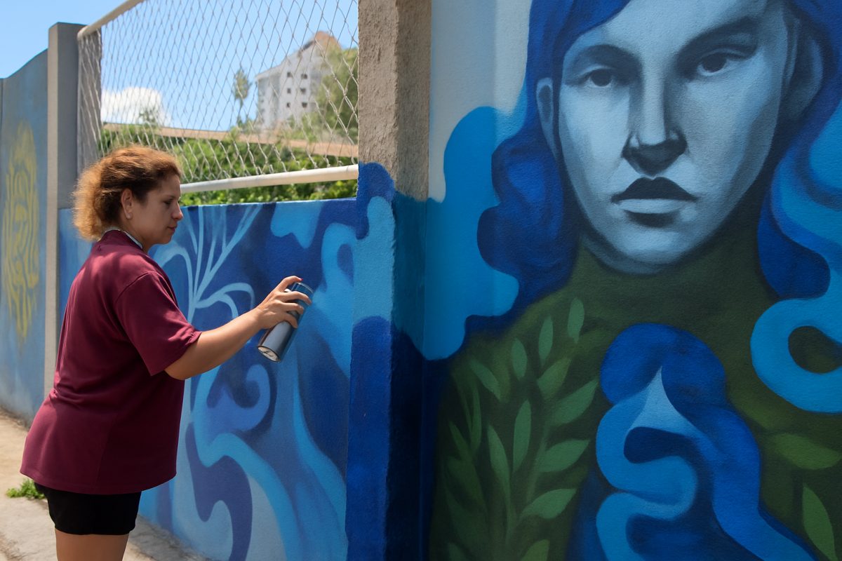 Grafite reúne 70 artistas e transforma espaços urbanos em Itaperuna