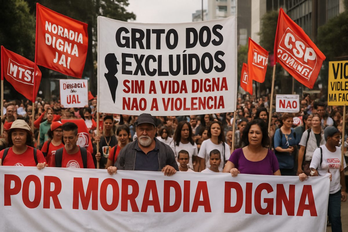 Grito dos Excluídos tem atos em defesa por moradia e contra violência