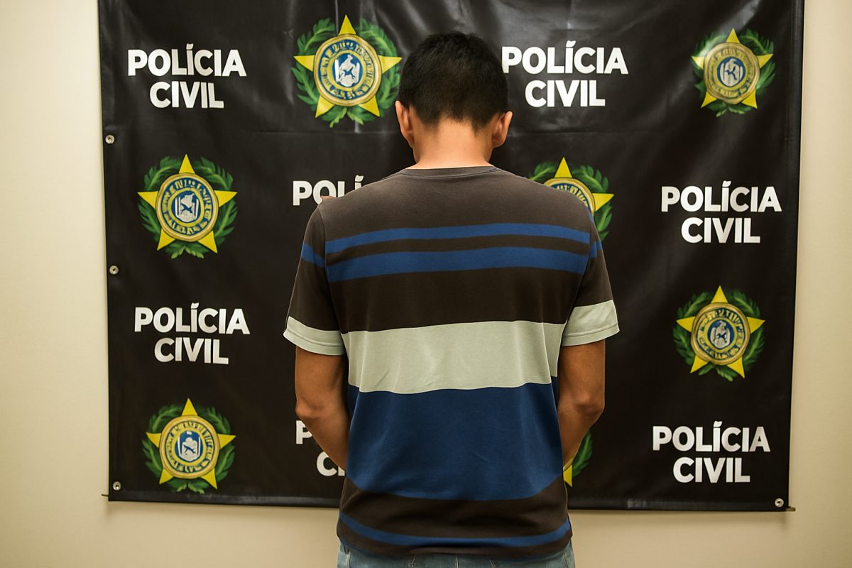 Homem é preso suspeito de invadir casa da ex-companheira, ameaçá-la de morte e atear fogo no imóvel em Aperibé