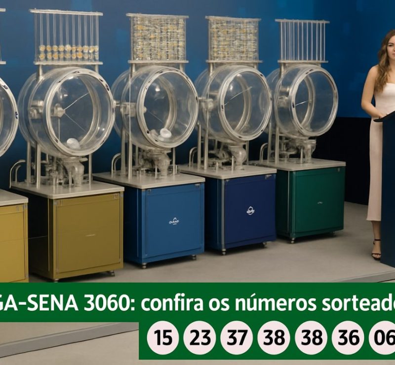 Mega-Sena 3060: números sorteados e prêmio de R$ 26,7 milhões