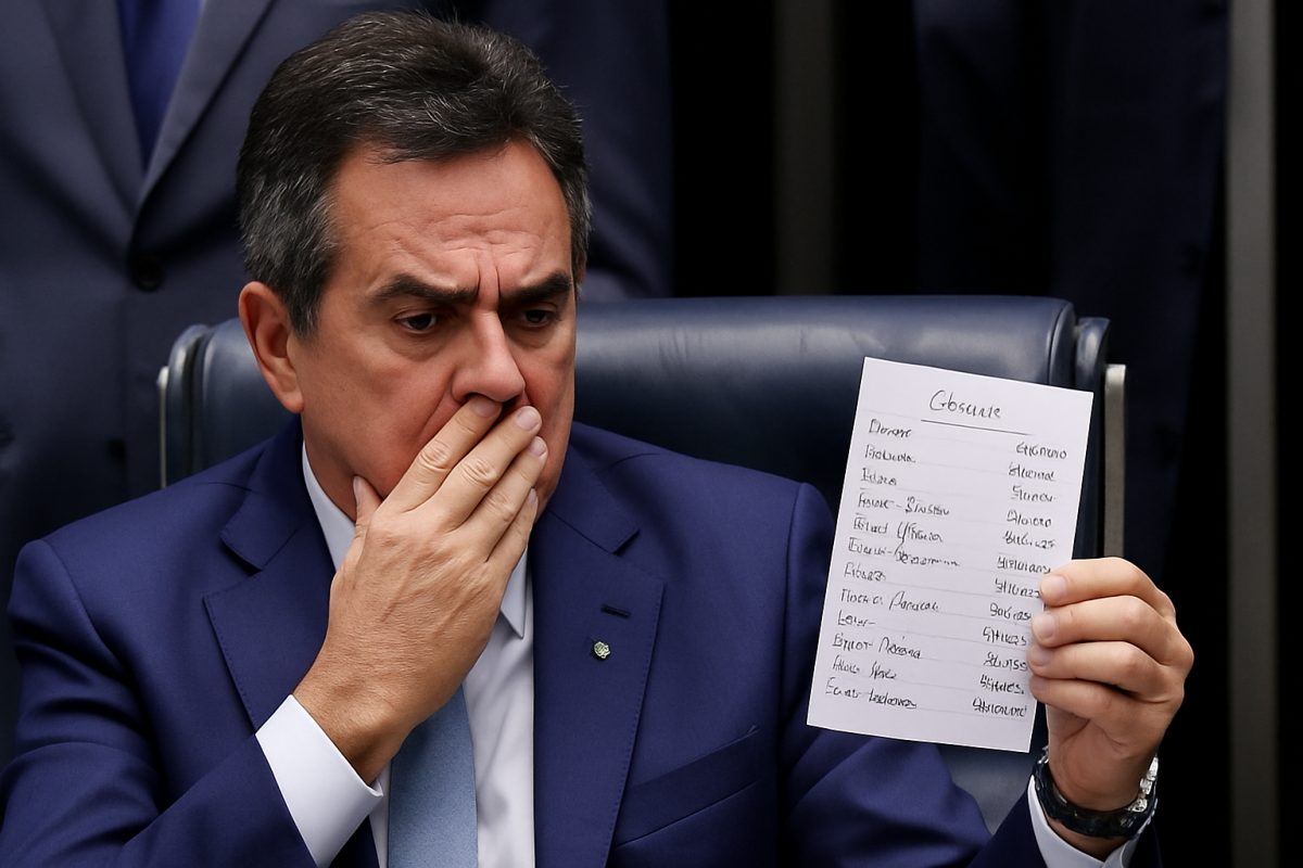 PF encontrou lista intitulada 'Câmara', com 'nomes' de deputados e 'valores', na churrasqueira de Ciro Nogueira