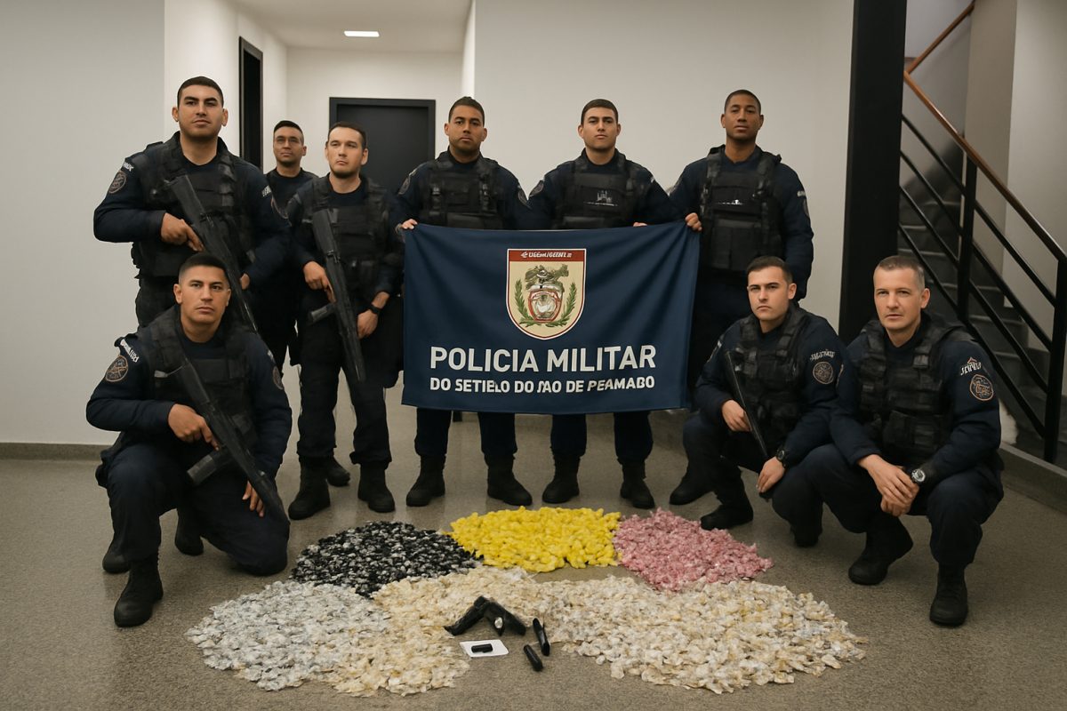 Polícia apreende quase 4 kg de drogas em táxi em Itaperuna