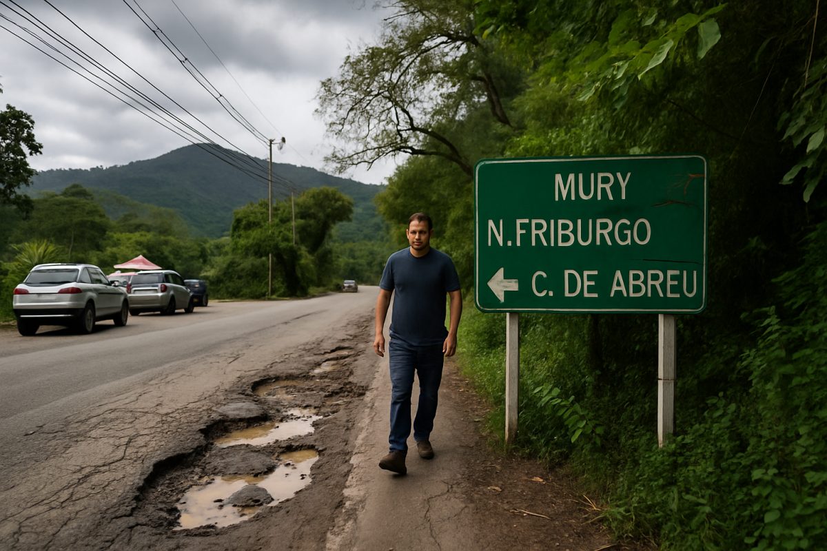 RJ-142: Buracos e árvores caídas preocupam motoristas
