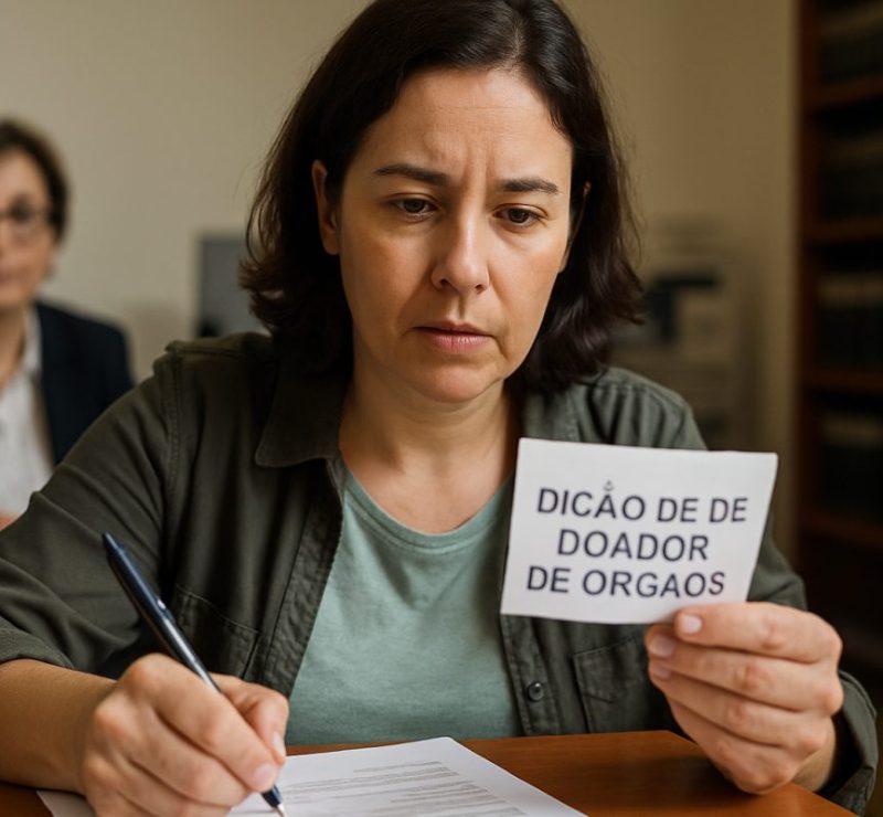Doação de órgãos pode ser registrada online em cartórios