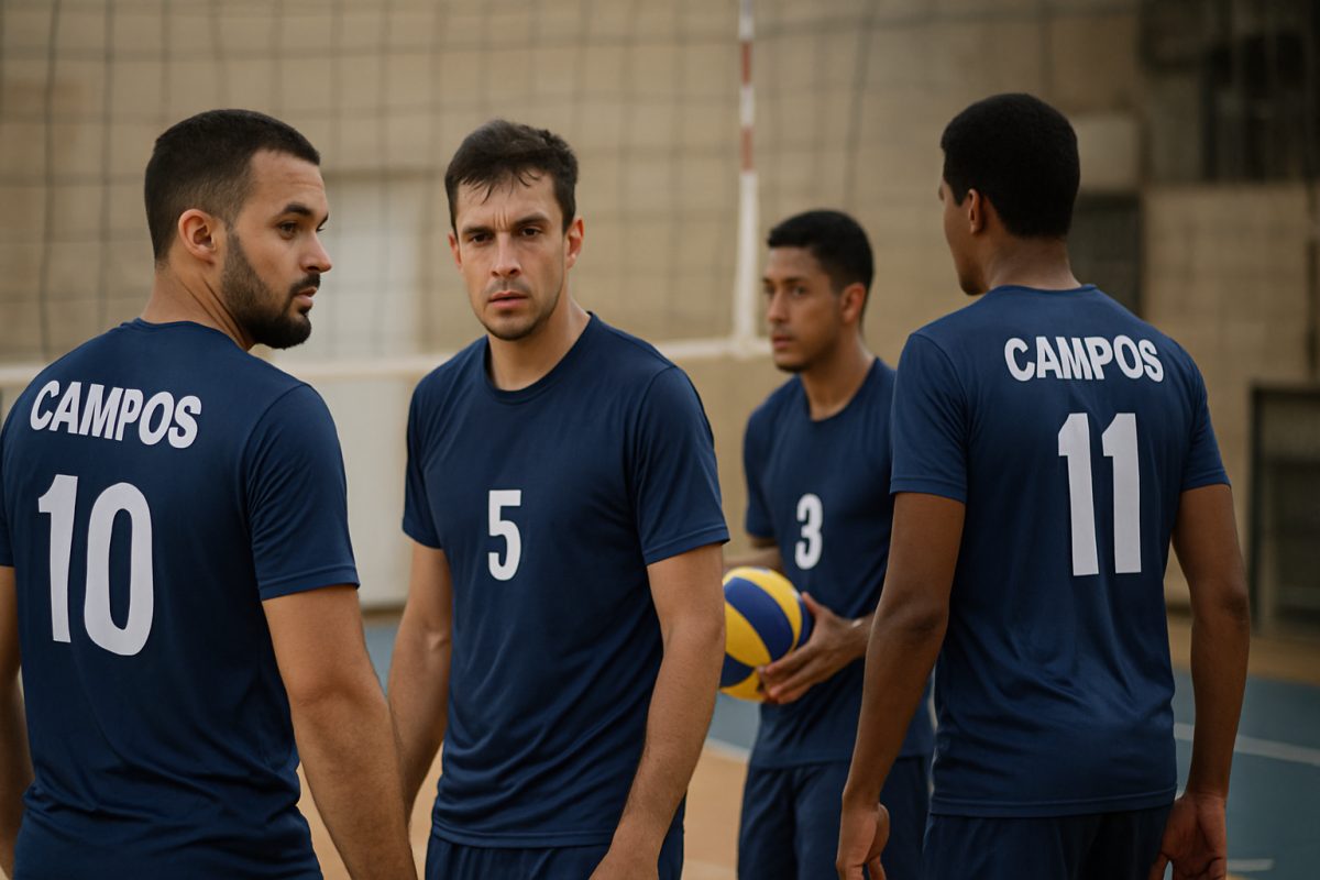 Time de Vôlei de Campos inicia caminhada na Taça Rio Sub-21 neste domingo