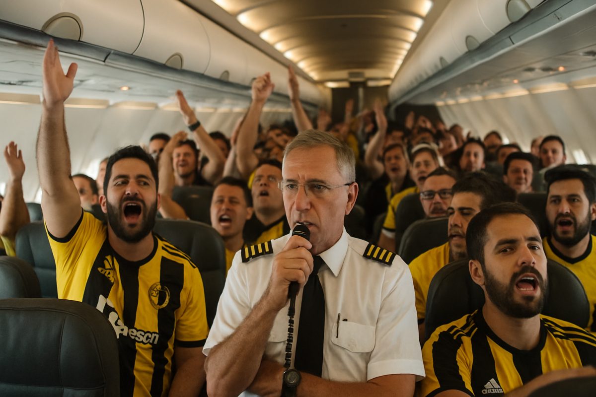 Torcedores agitam voo para Brasília antes da Supercopa