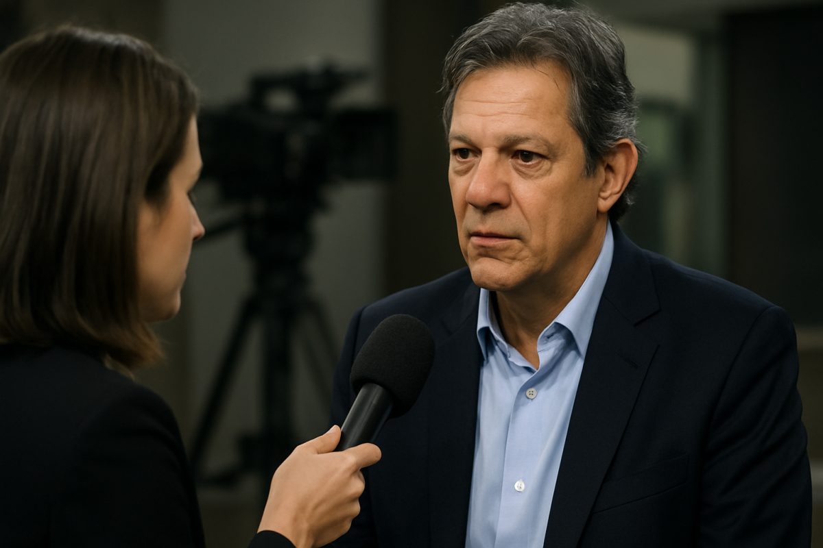 TV Globo entrevista Fernando Haddad (PT)