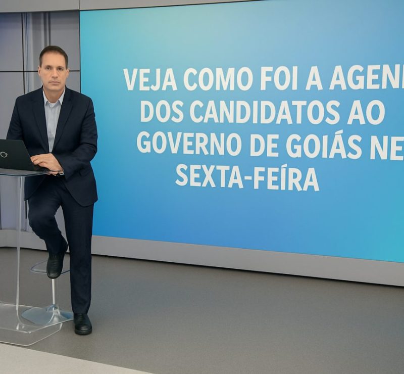 Candidatos ao governo de Goiás cumprem agendas no estado