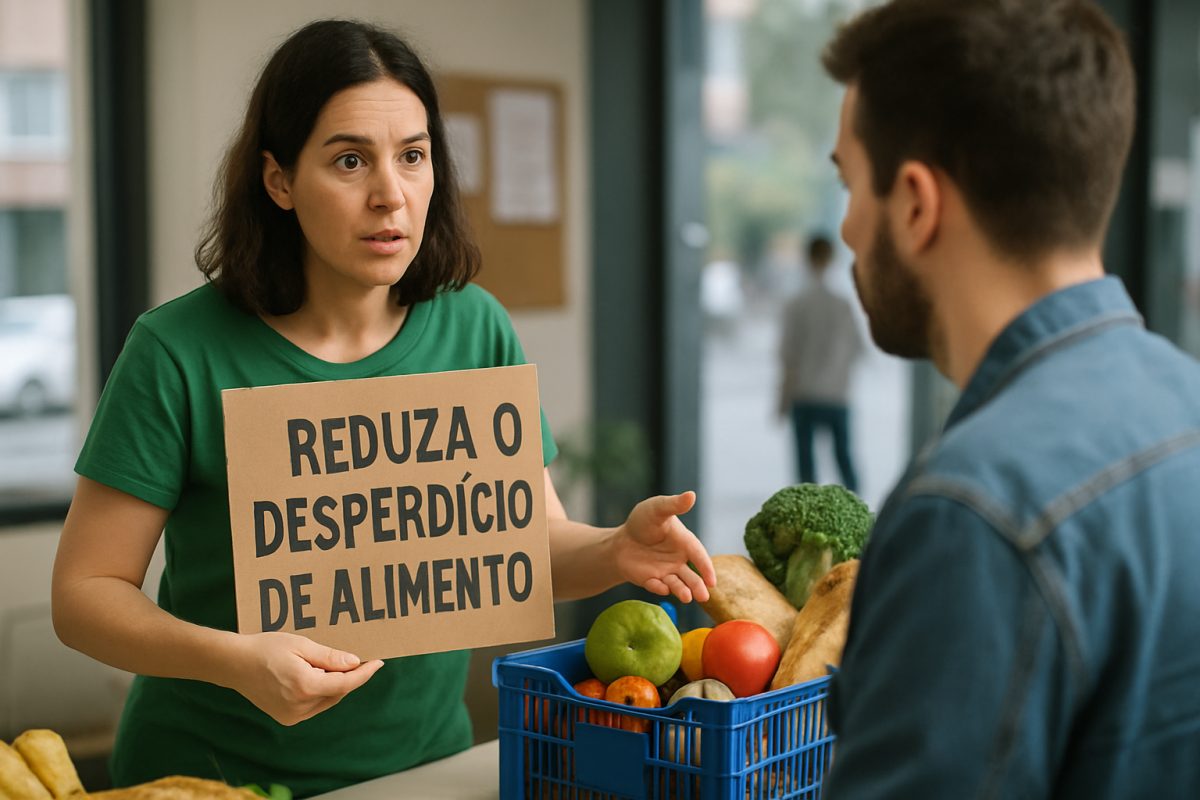 Campanha busca engajamento para reduzir desperdício de alimento