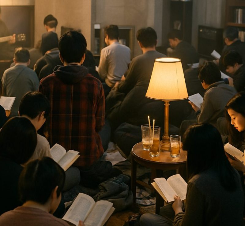 Balada em Tóquio vira lounge de leitura com música eletrônica