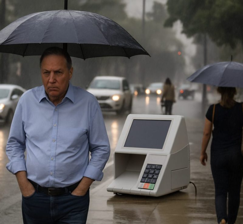 Chuva intensa marca eleições em São Paulo neste domingo
