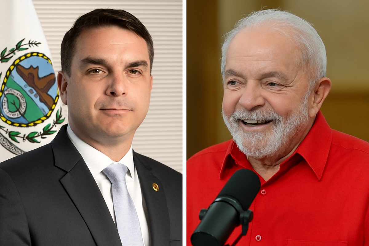 Lula diz que Flávio Bolsonaro é 'vira-lata' e mandou irmão aos EUA para falar mal do Brasil