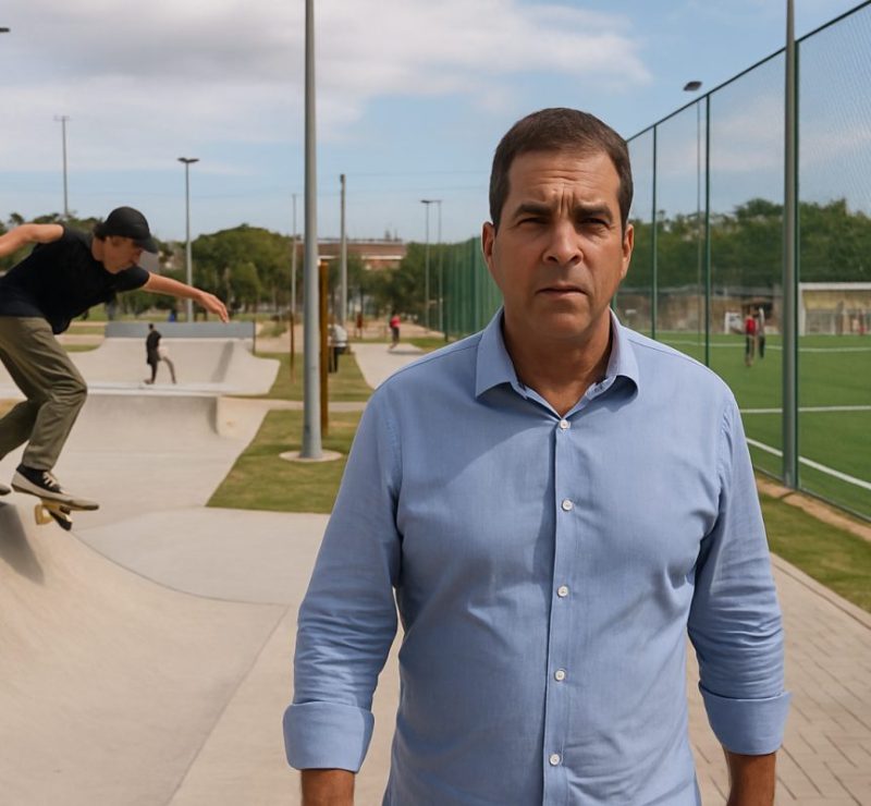 Macaé inaugura parque com pista de skate e campo sintético