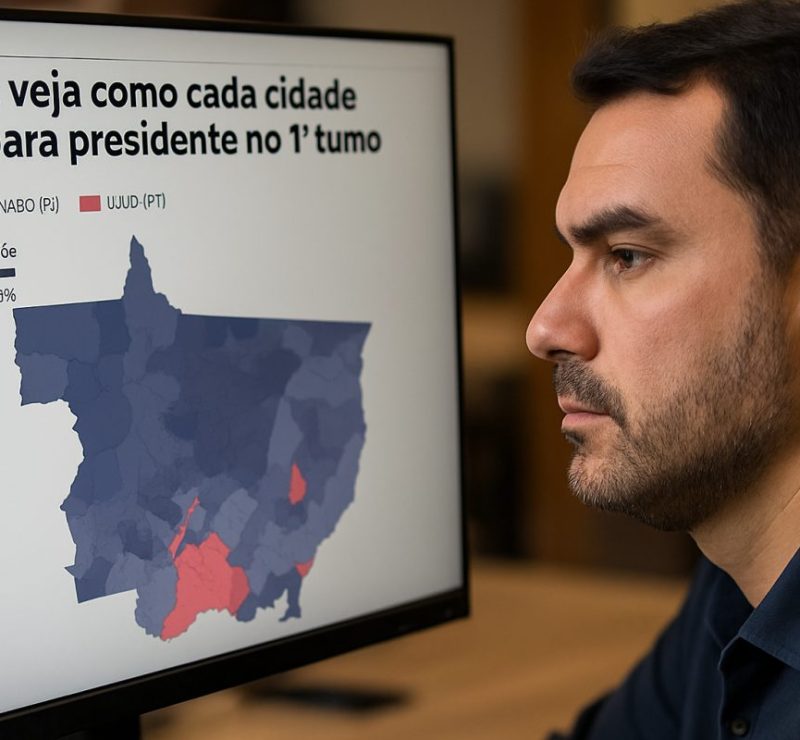 Resultados do 1º turno de 2026: como cada cidade votou