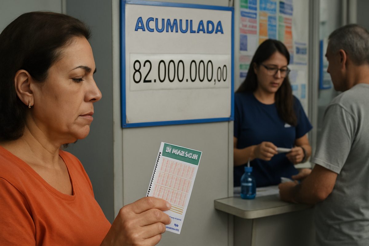 Mega-Sena acumula para R$ 82 milhões; confira os números sorteados