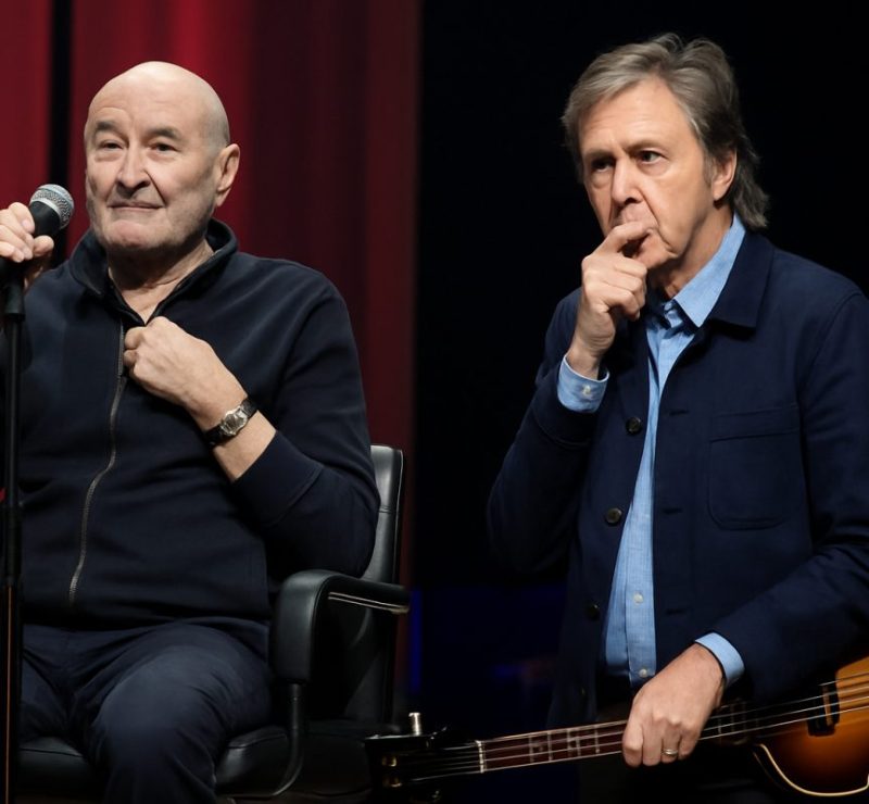 Phil Collins e Paul McCartney se reconciliam após 20 anos
