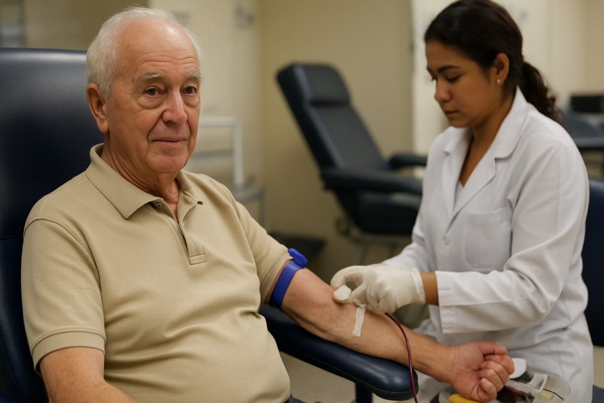 Portaria libera doação de sangue de pessoas com mais de 70 anos